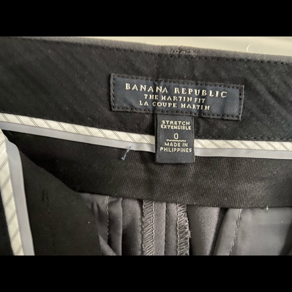 Banana Republic Martin Fit Grey Dress Pants in Size 0 - Picture 4 of 6